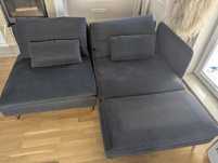 SÖDERHAMN Sofa modułowa 2-osobowa z szezlongiem