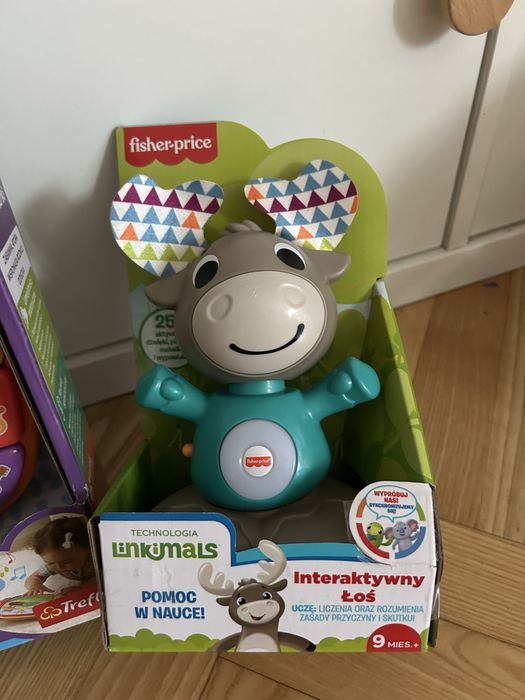 Rymowanki opowiadanki Vtech Kasate i Interaktywny Łoś Fisher Price