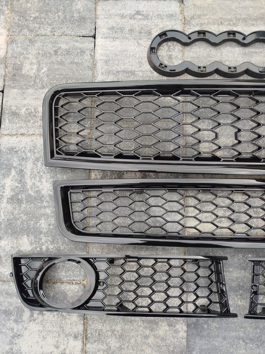 Zestaw kratek plaster miodu Audi A4 B6 nie S-Line komplet połysk mat