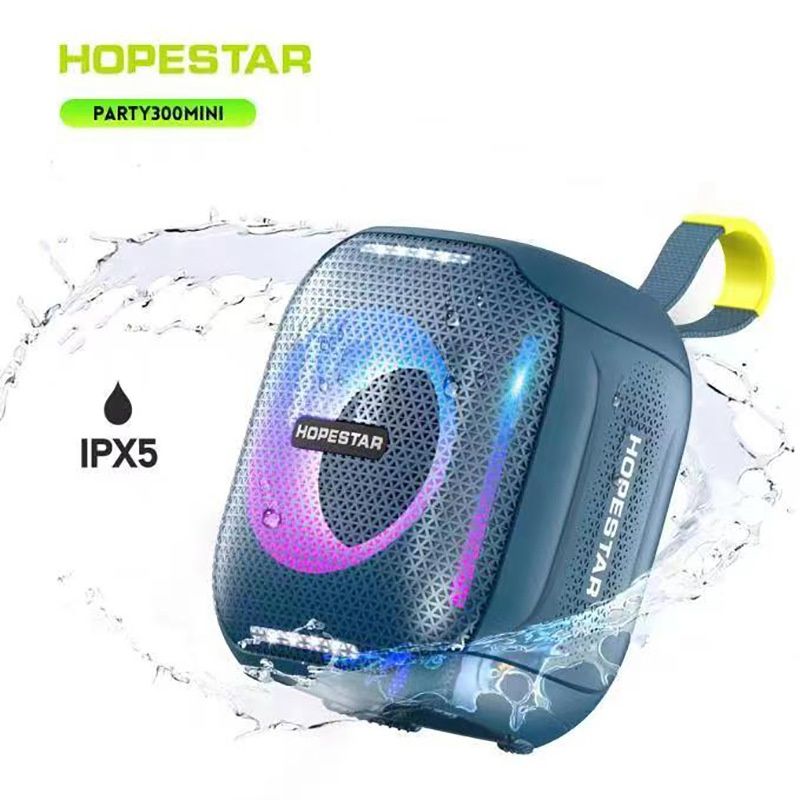 Блютуз колонка HOPESTAR 300 mini портативна з rgb підсвіткою Bluetooth