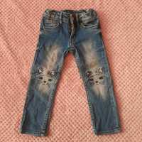 Spodnie jeans kotki h&m rozmiar 92