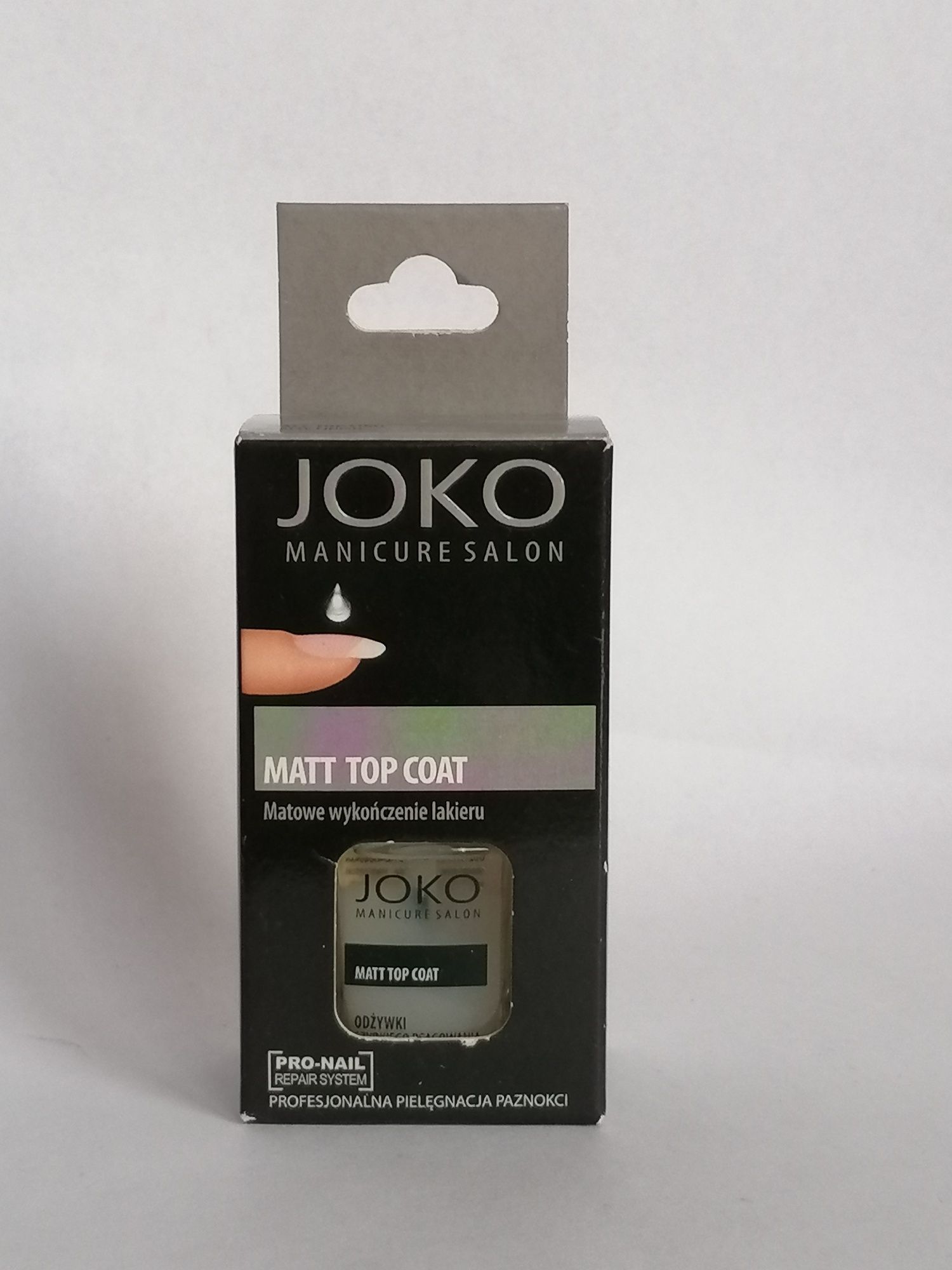 Matowy top coat do paznokci JOKO, nowy