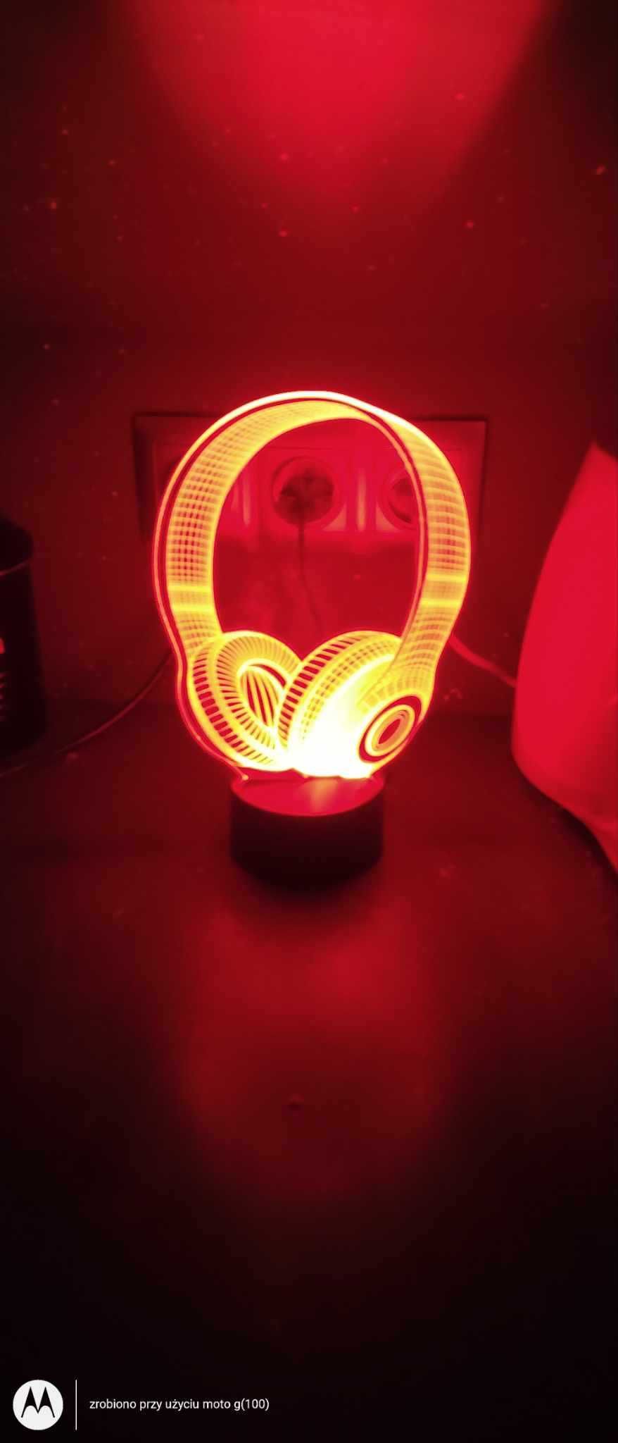 Lampka nocna led 3d 7 kolorów