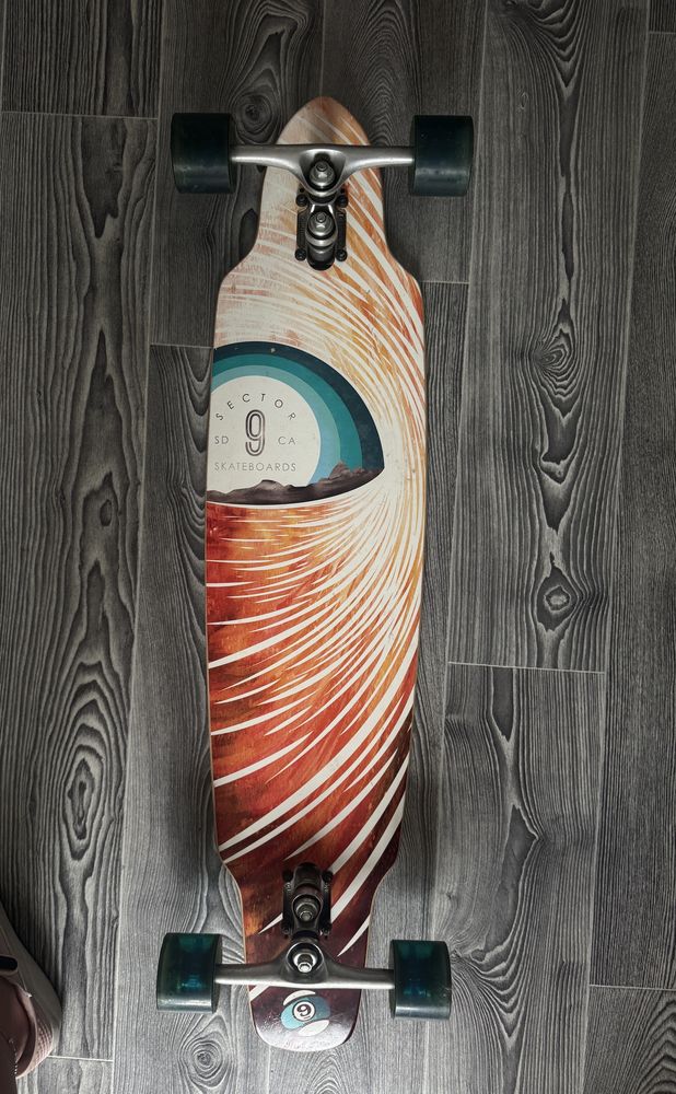 ЛОНГБОРД SECTOR 9 HORIZON 15 red | скейт |