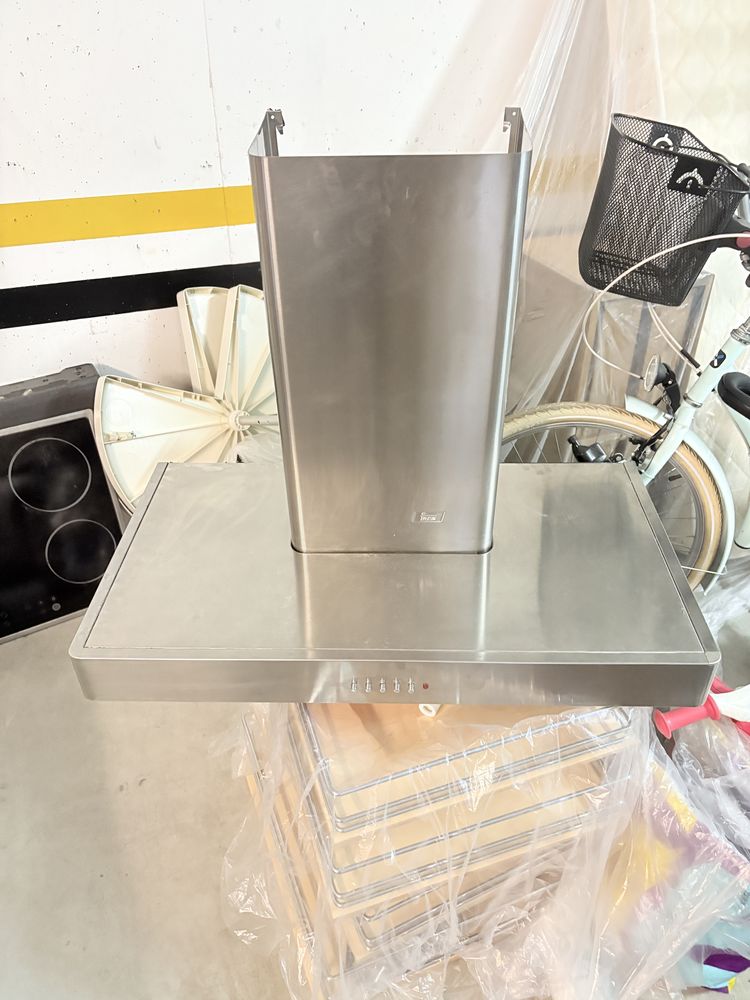Campânula exaustor Teka DI 90 inox — em bom estado a funcionar