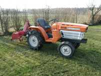 Traktorek KUBOTA B 1400 4x4 z Mulczerem i Pługiem