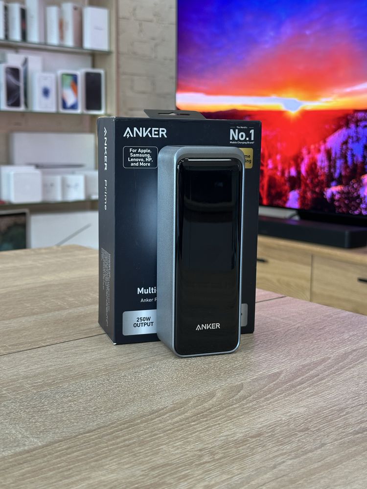 Повербанк Anker Prime 27650mAh 250W Portable для телефона ноутбука
