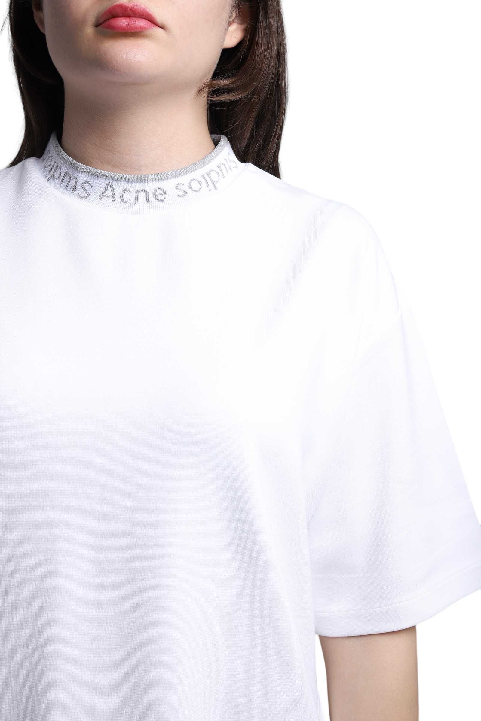 Футболка Acne Studios Extorr Logo T-Shirt White