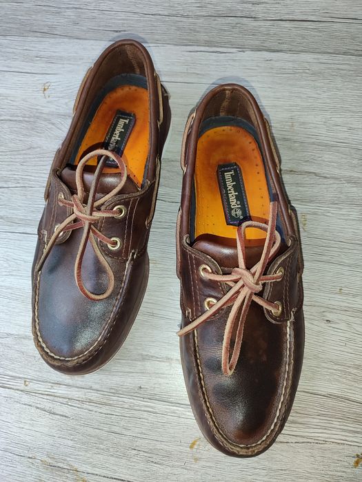 Timberland 43р топсайдеры  мужские туфли кожаные