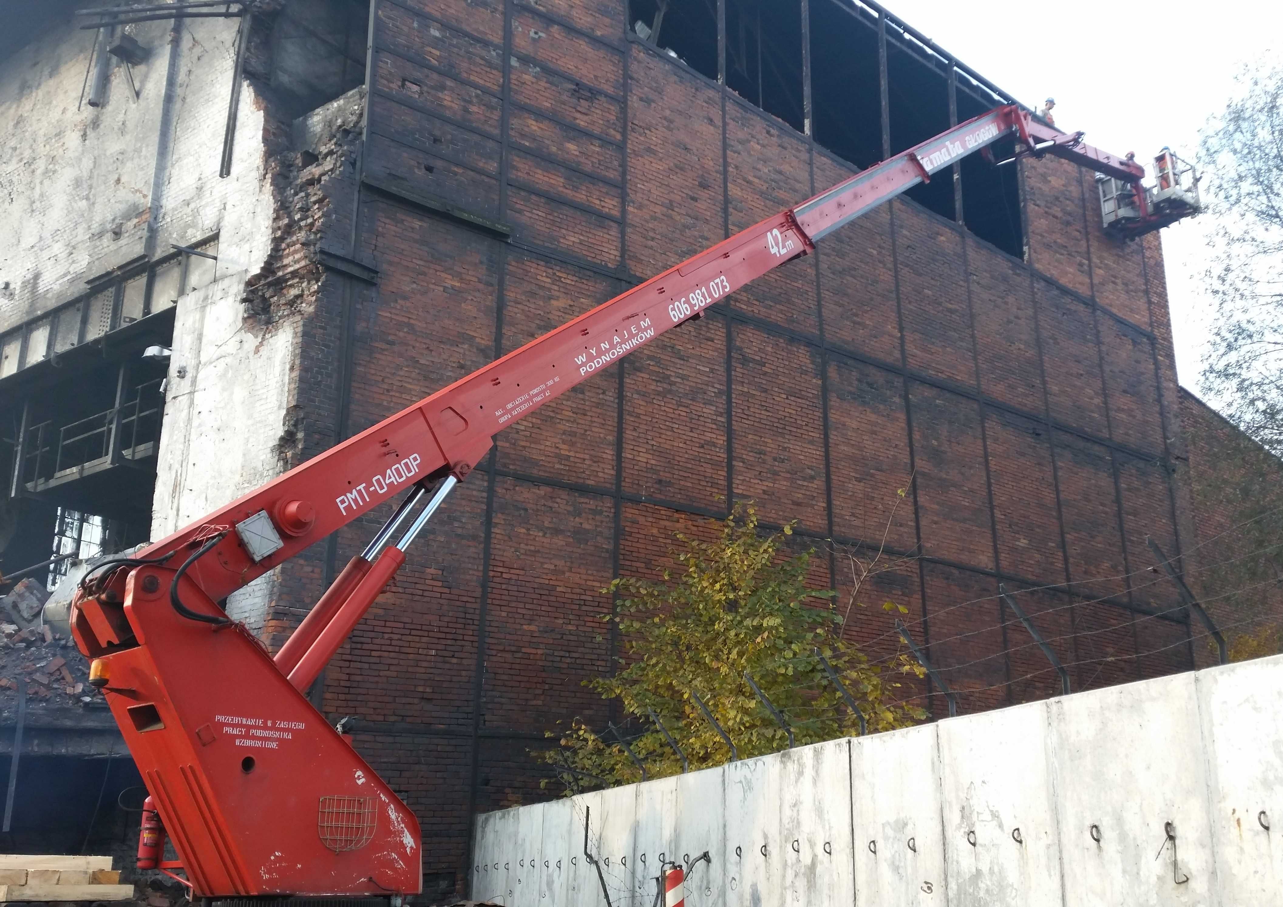 Podnośnik koszowy 4x6 zwyżka bumar 42m  wumag bronto  ruthmann zamiana