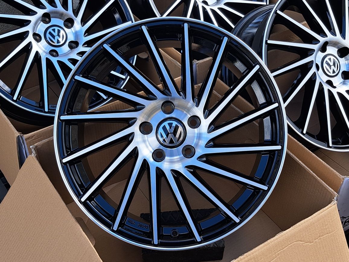 ALUFELGI NOWE VW 18 5x112 T-Roc Passat Golf Jetta Scirocco KT17 CNC