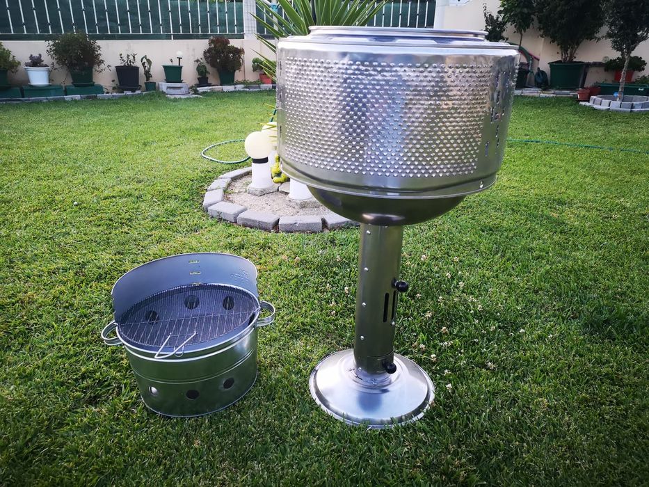Churrasqueira e lareira de exterior em inox Nova