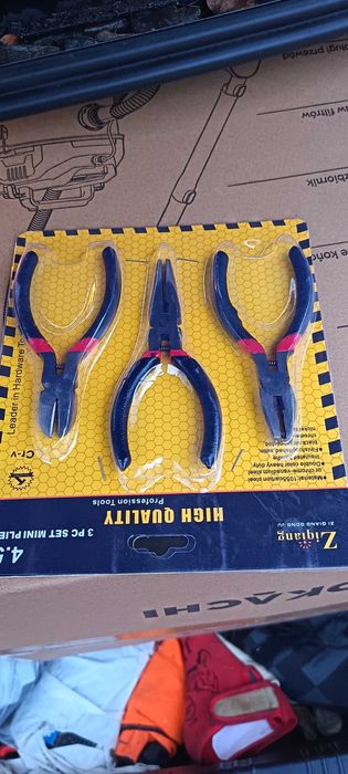 Szczypce mini zestaw 3szt