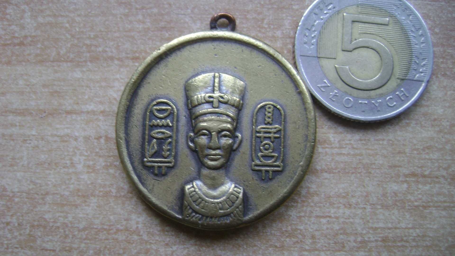 Starocie z PRL - Zestaw 2 Medale FARAONA = Pamiątki z Egiptu 1986r.