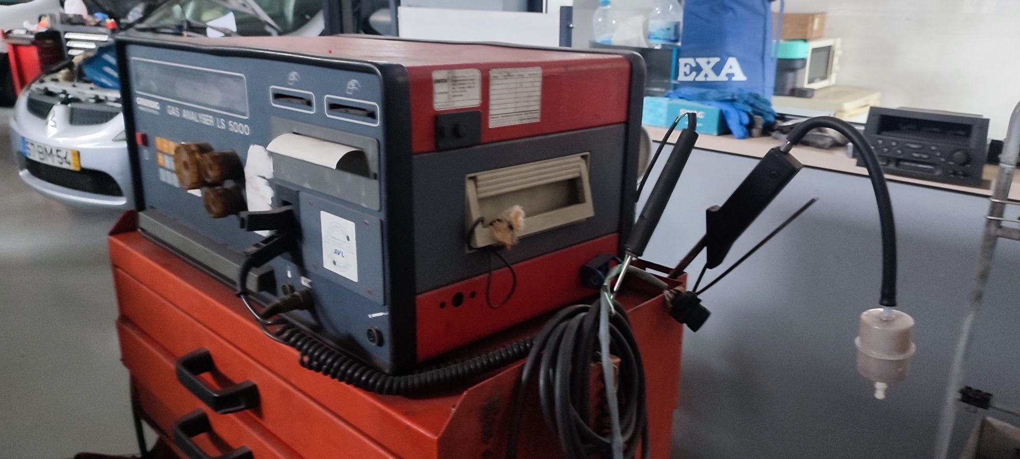 Analizador de gases usado para peças