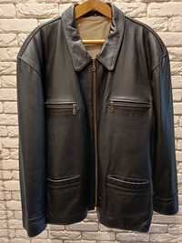 Кожаная куртка мужская, Размер 58 (2XL  -3XL)
