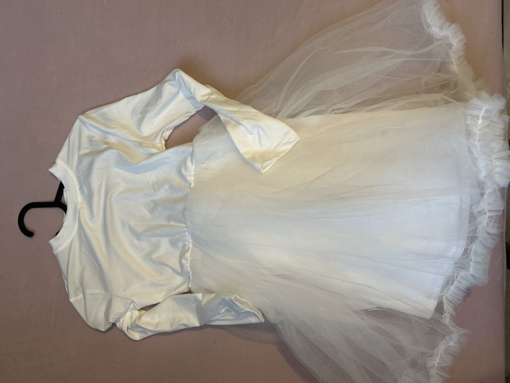 Sukienka dla dziewczynki tweedowa - pled pleid dress wesele komunia