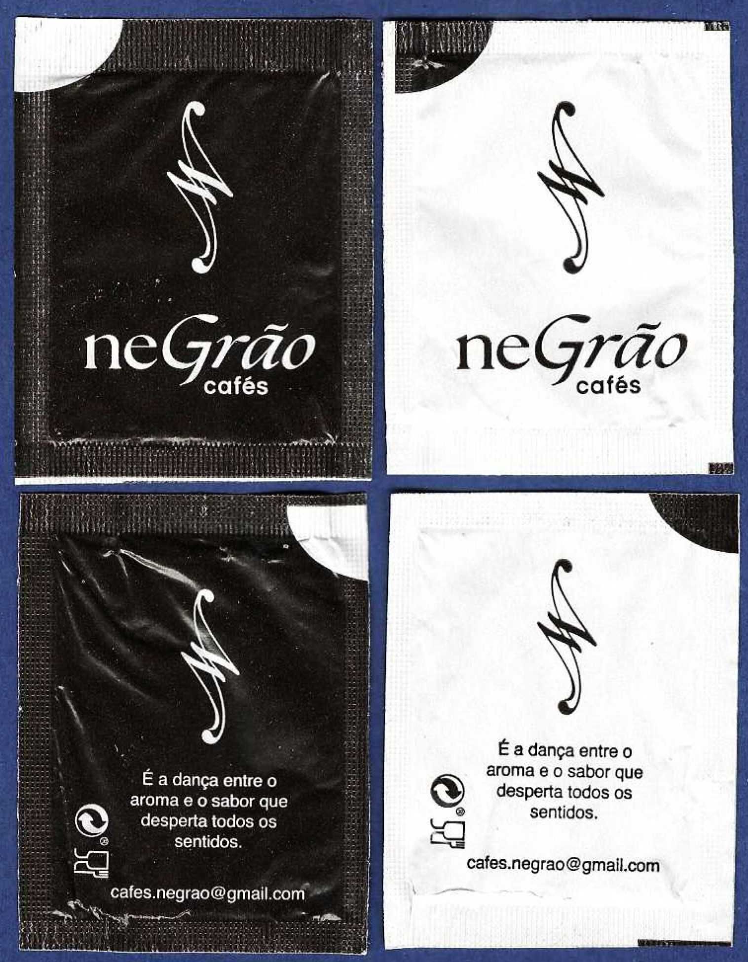 Pacotes de açúcar - 2024. Série Negrão Cafés
