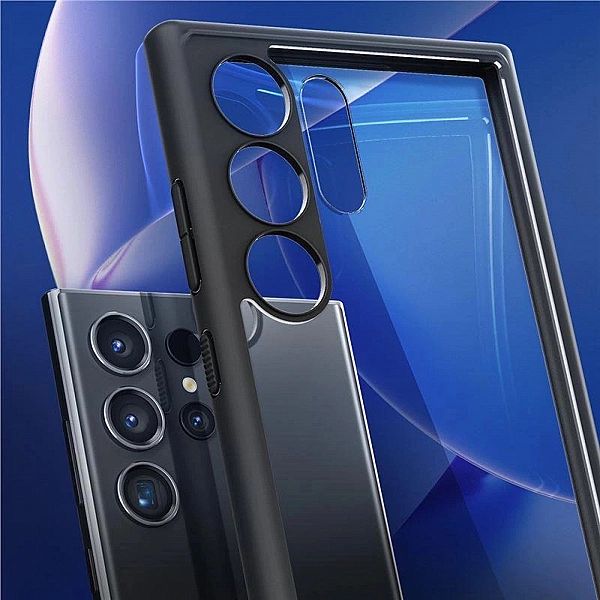 Etui Spigen Ultra Hybrid na Samsung Galaxy S24 Ultra - czarny mat