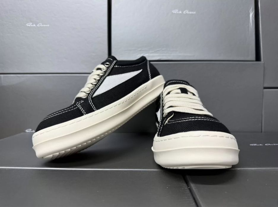 Кеды Rick owens x Vans vintage / Ramones рик овенс