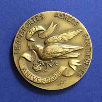 TAP  -   medalha do 50º. Aniversário ( 1945 : 1995 )  -  Ø 50mm