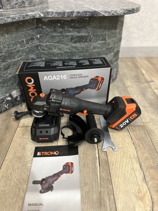 Акумуляторна болгарка Stromo AGA 216 125 круг 20в4 ач