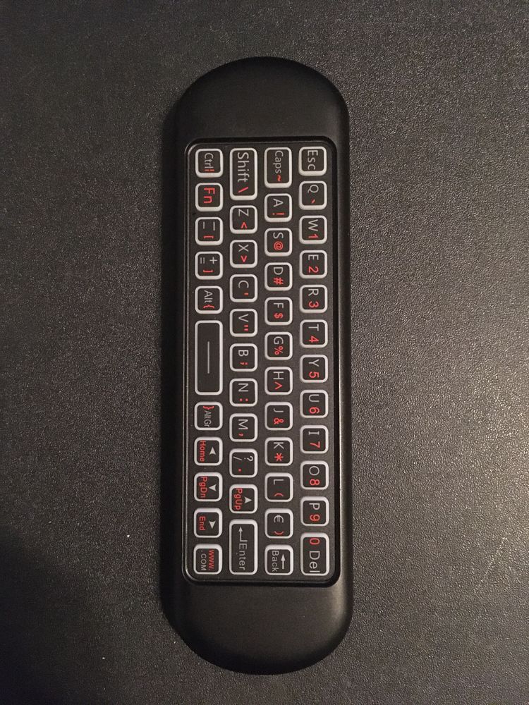 Airmouse mysz powietrzna z klawiaturą podświetlenie