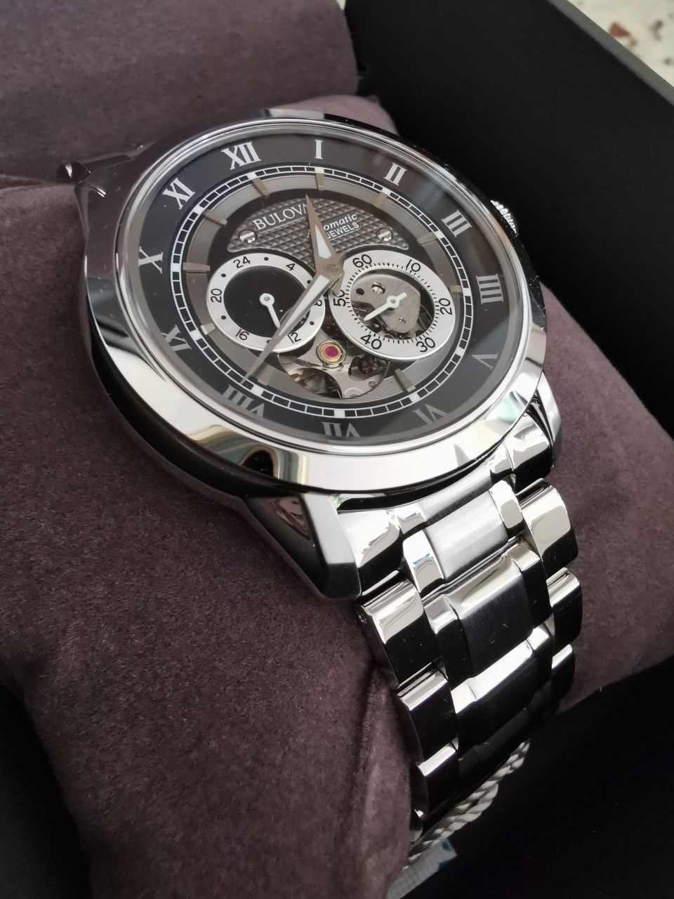 Zegarek Bulova 96A119 Wilton Skeleton nowa piękna sztuka