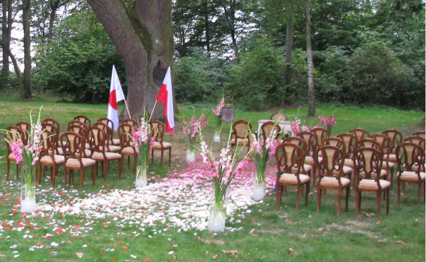 Dekoracje ślubne,Elegancka oficjalna flaga Polski i Japonii