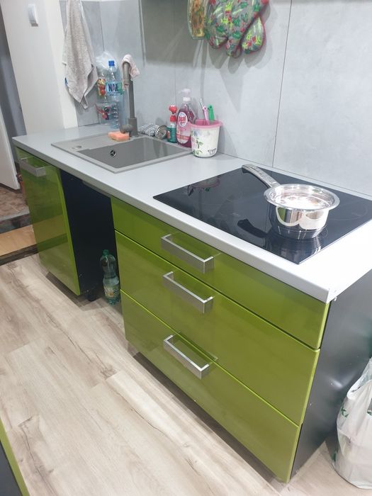 Meble kuchenne z lodowka pod zabudowe