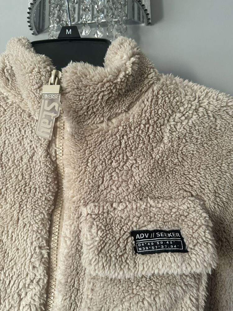 Bluza kurtka teddy Bershka rozmiar S