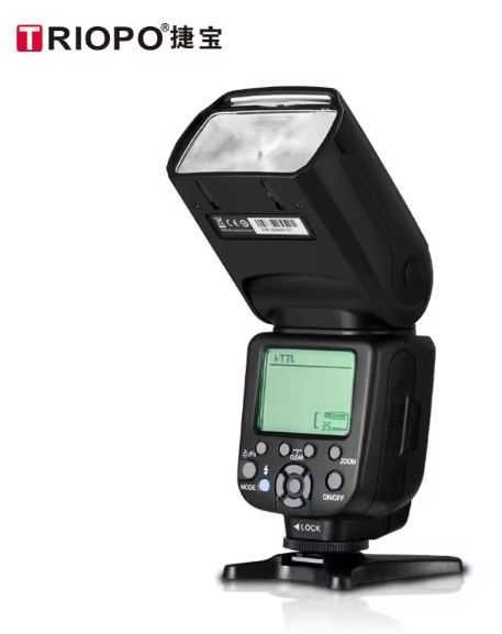 Triopo TR-950II Flash Light Speedlite + G4 2.4G transmissão para Nikon
