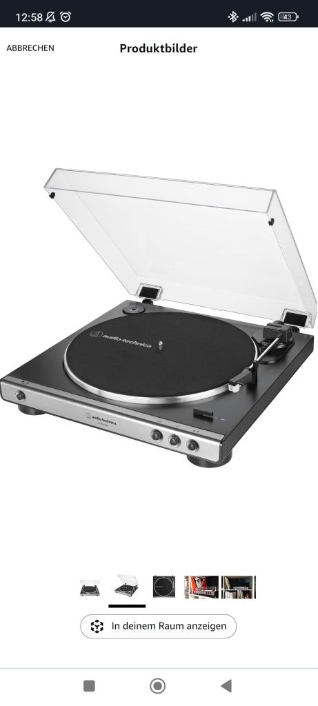 Gira-Discos Audio Technica AT-LP60XUSBGM