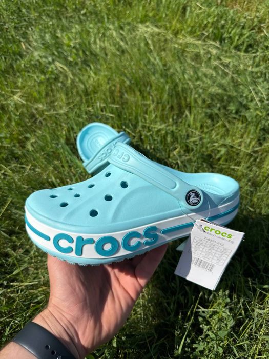 Крокси чоловічі мужские кроксы crocs bayaband grey сірі кокси 36-45