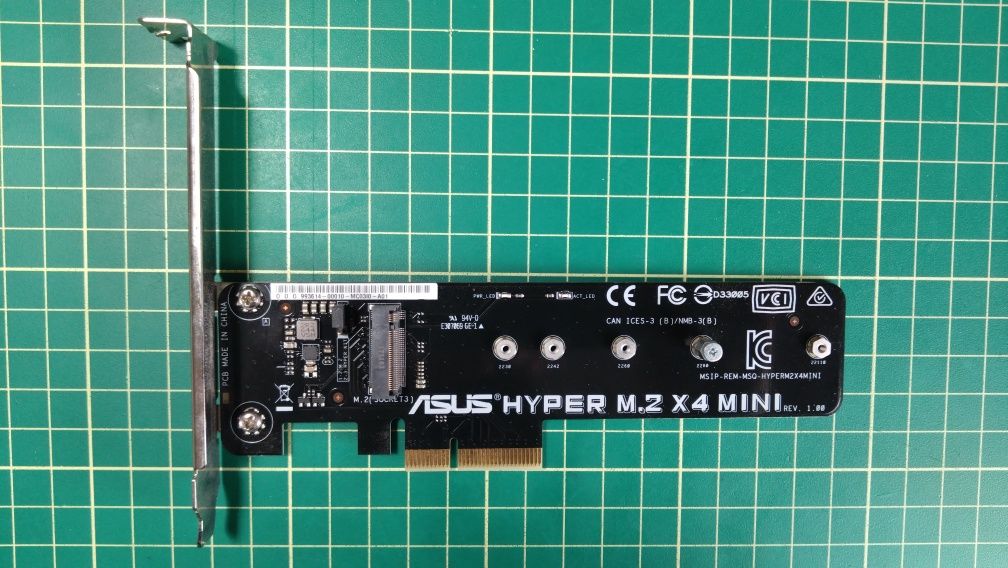 Adapter M.2 na PCIe 3.0 x4 Asus