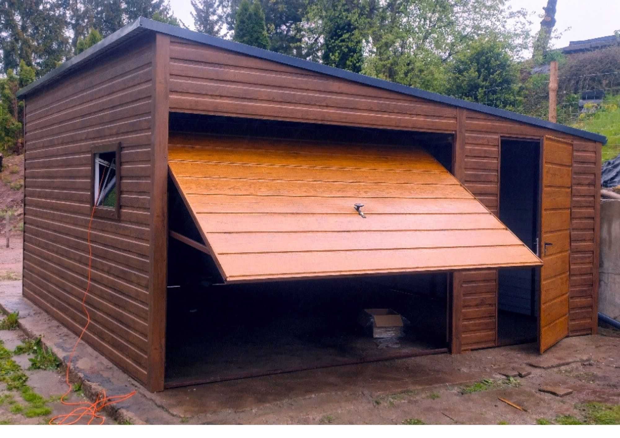 Garaż Blaszany Drewnopodobny Premium PRODUCENT!!!