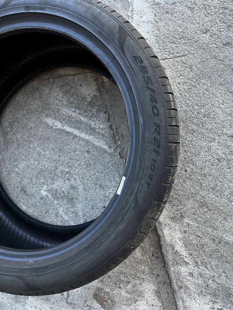 Dwie opony pirelli p zero 285/40/21