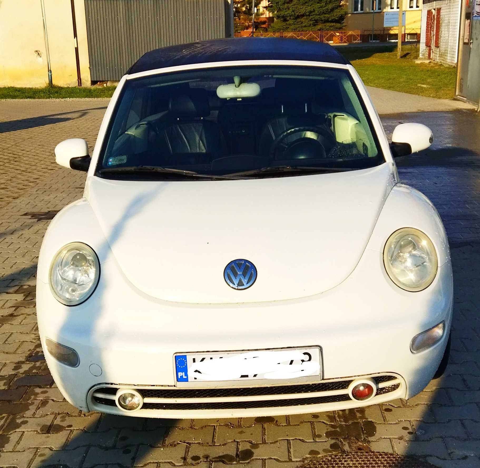 Volkswagen New Beetle Cabrio 1.9 TDI 2005 • Skóra • Podgrzewane fotele