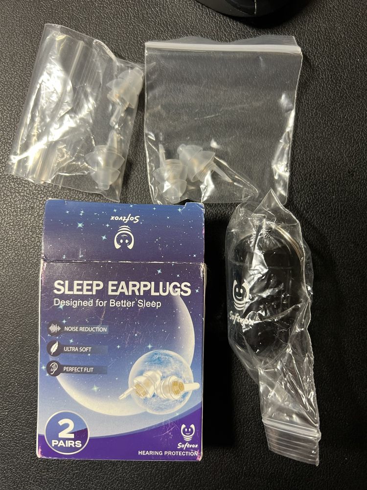 Беруши для сна  с фильтром Softvox Ear Plugs for Sleeping 2 Pairs,