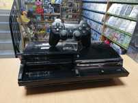Konsola PS3 Fat 60GB Kompatybilna z PS2 PSX 4x USB Czytnik Kart Plomba