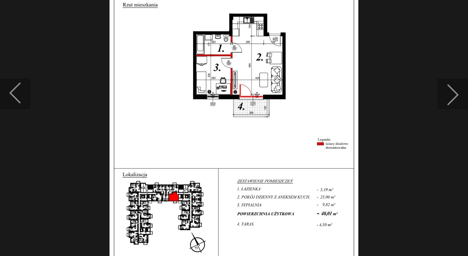 Nowe 2pok. 40m2, Niemcewicza