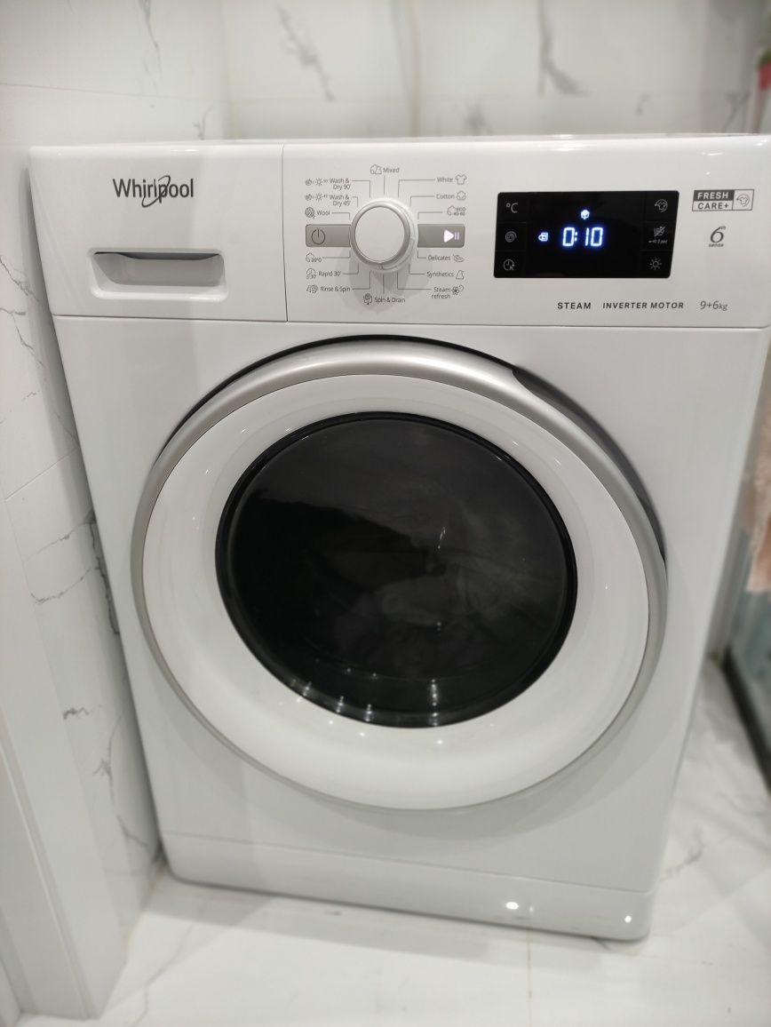 Пральна- сушильна машина Whirlpool FWDG 961483, made in Italy- 2022