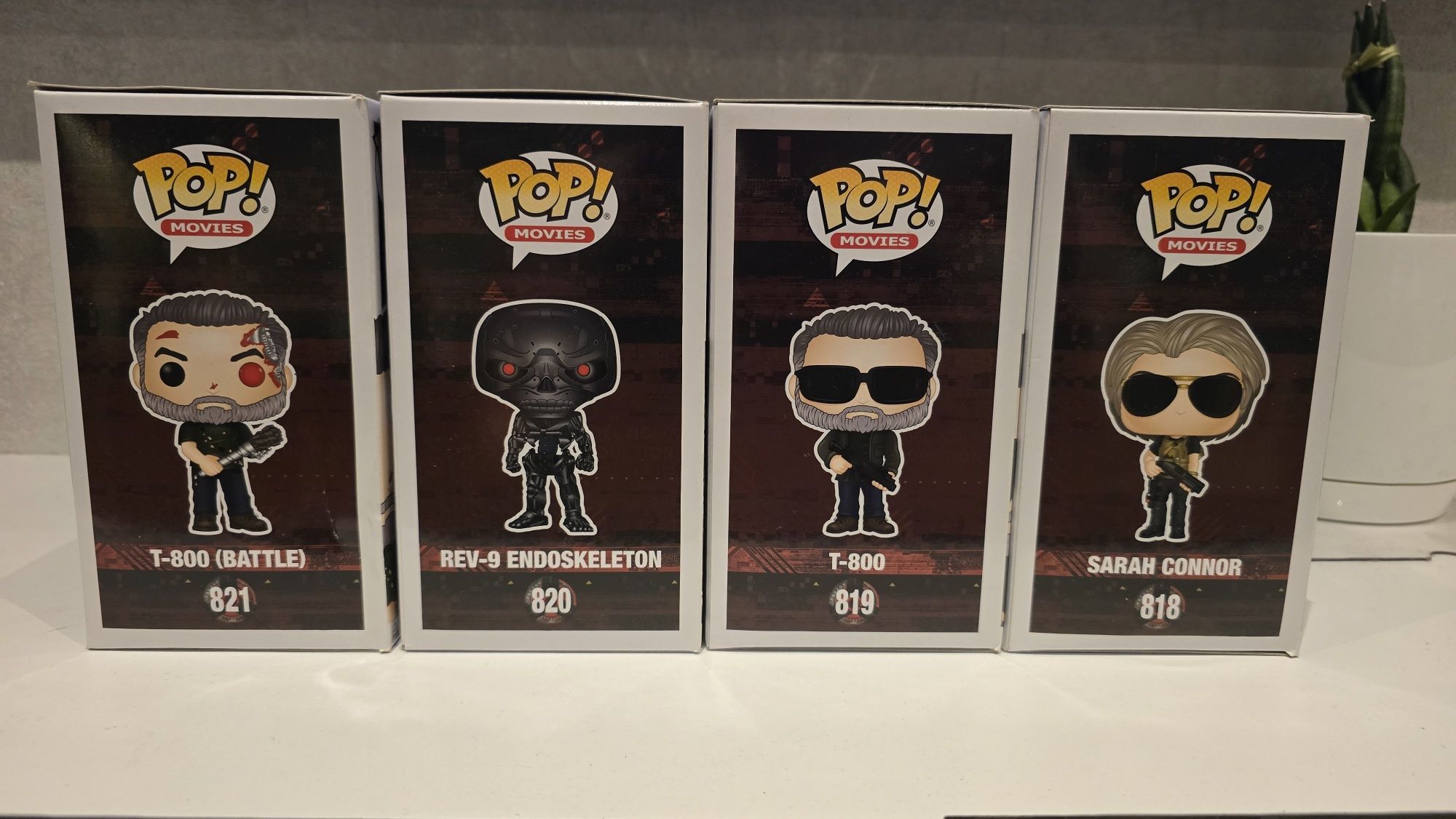 4x funko pop terminator
