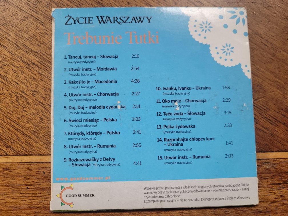 CD Trebunie Tutki Zatrzymać lato (Folk Europy wsch.)