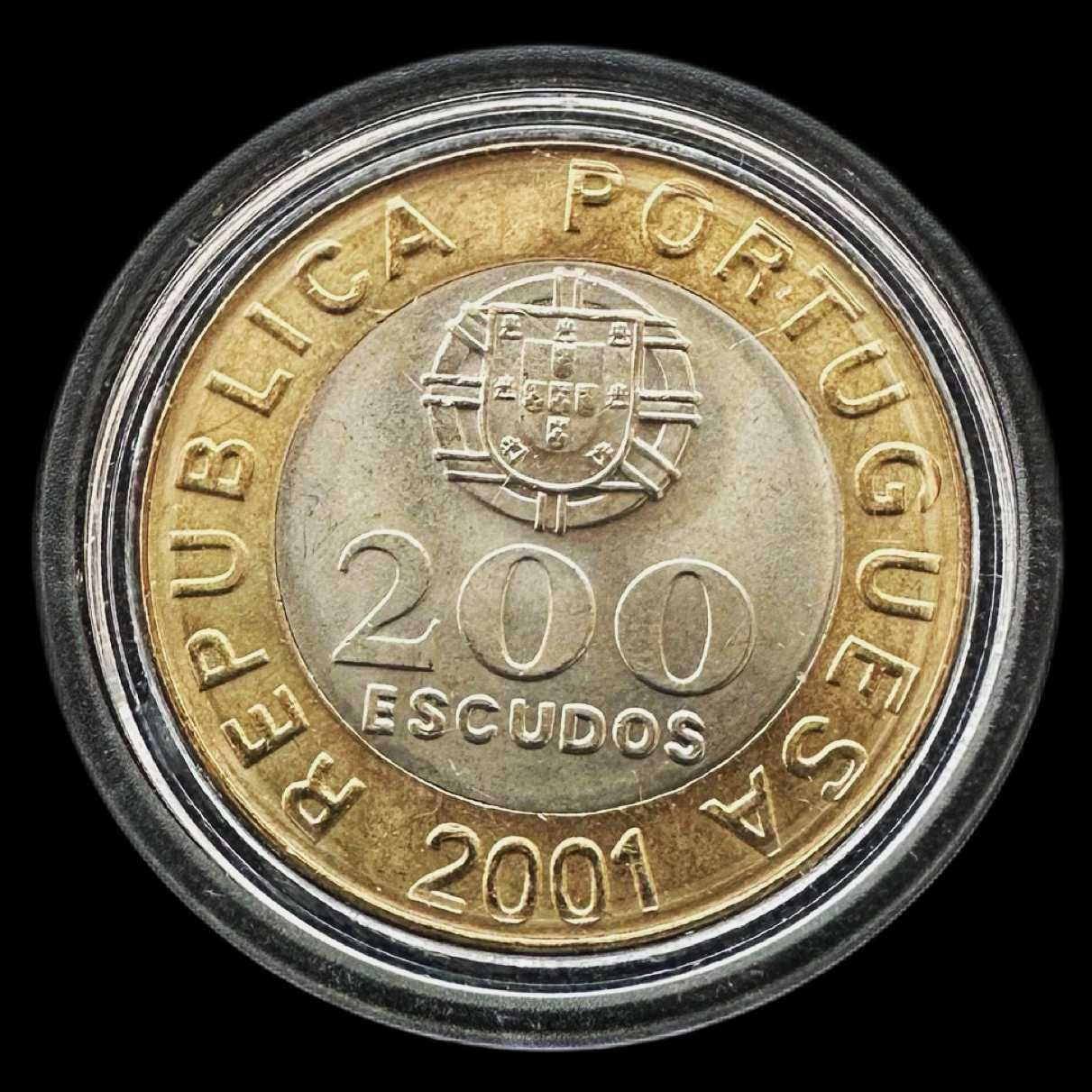 Moeda de 200 Escudos - 2001 - República Portuguesa
