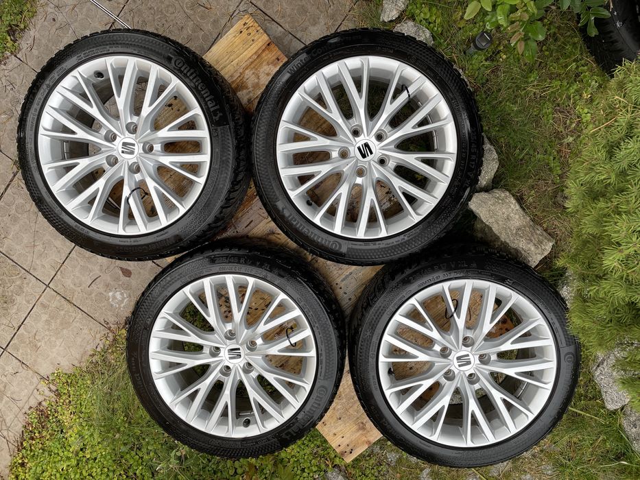 Felgi Aluminiowe 17'' 5x112 OEM Seat VW Skoda Audi Jak nowe