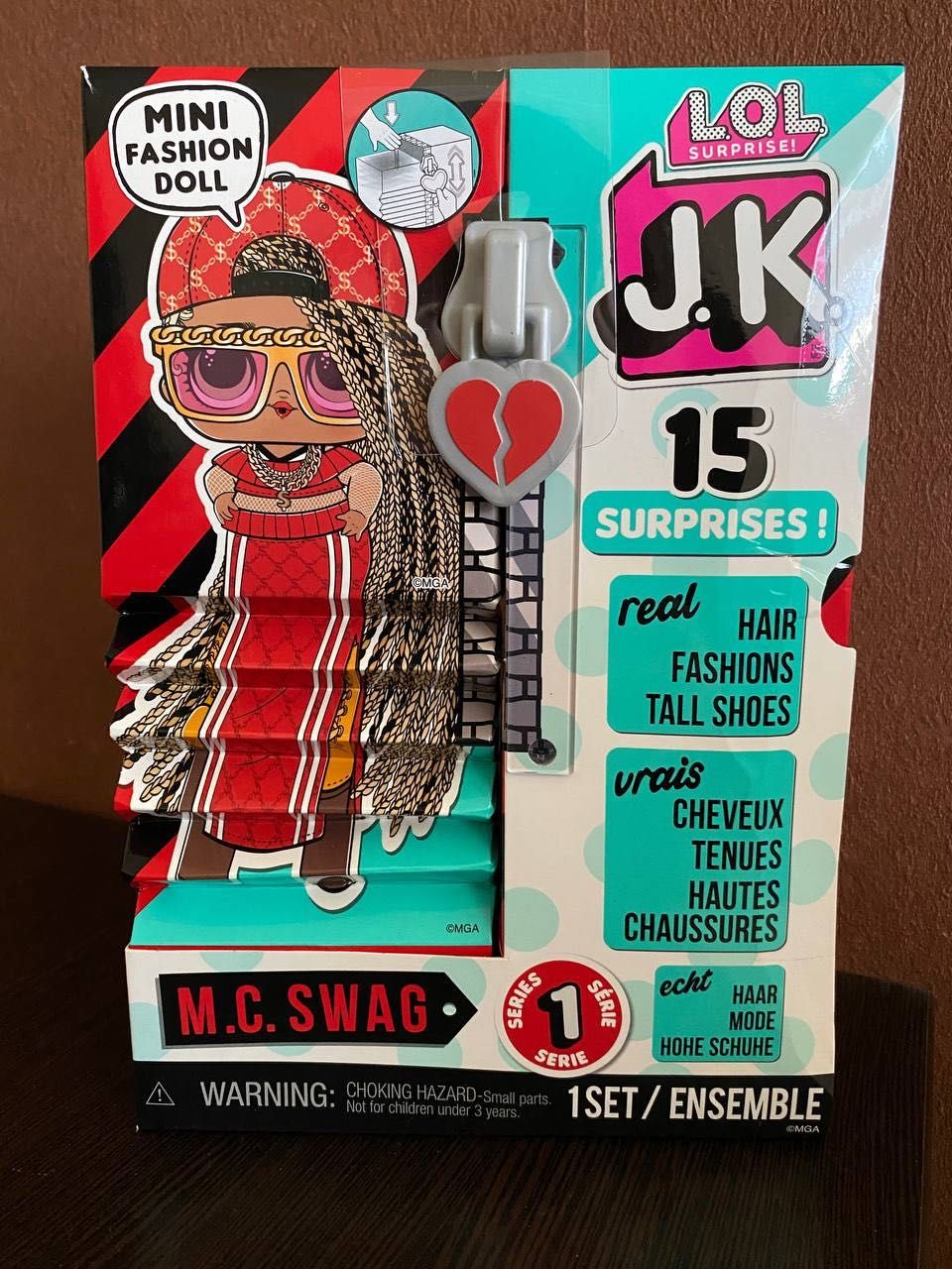 L.O.L. Surprise! JK Mini Fashion Doll MC Swag 15 сюрпризів #lol