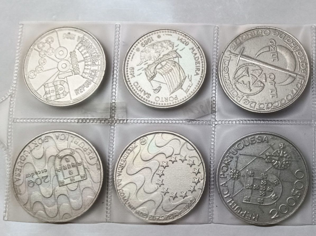 Moedas comemorativas  100escudos