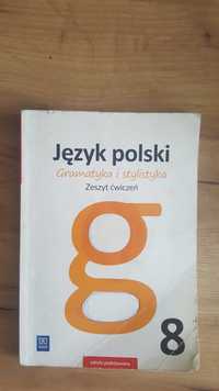 język polski gramatyka i stylistyka 8 +Matematyka z plusem 8-ćwiczenia