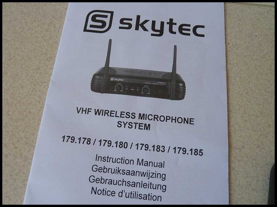 Mikroporty - Mikrofony Bezprzewodowe SKYTEC STWM 712 H.
